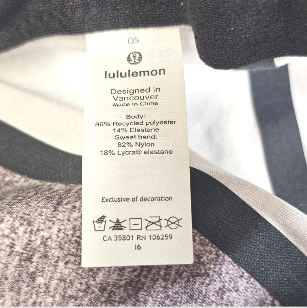 Lululemon Women's OS Baller Hat Run Ponytail Heathered Gray Soft Packable Hat - Picture 11 of 13